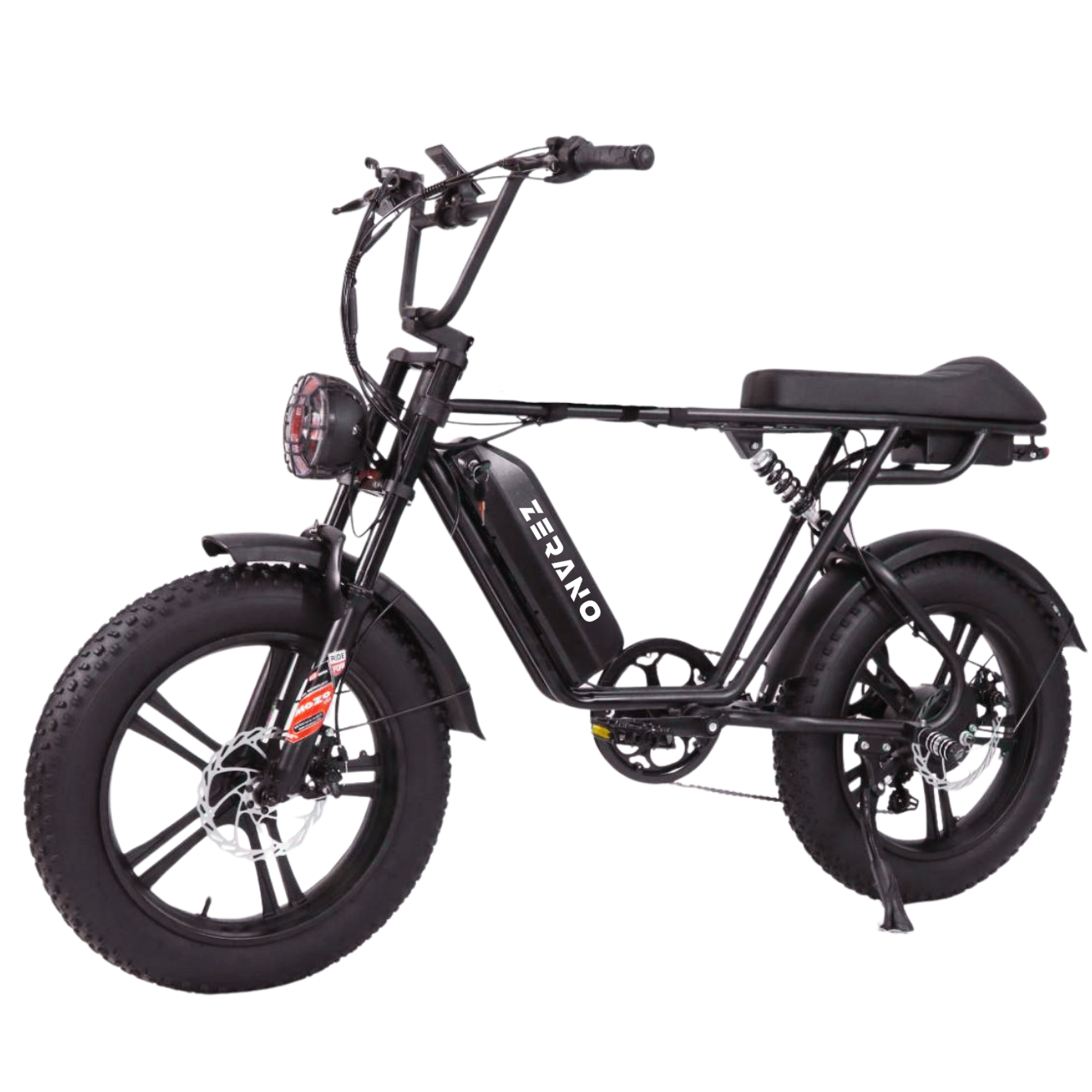 Zerano Z1 20'' 1000W Full Suspension Moped-style Electric Bike
