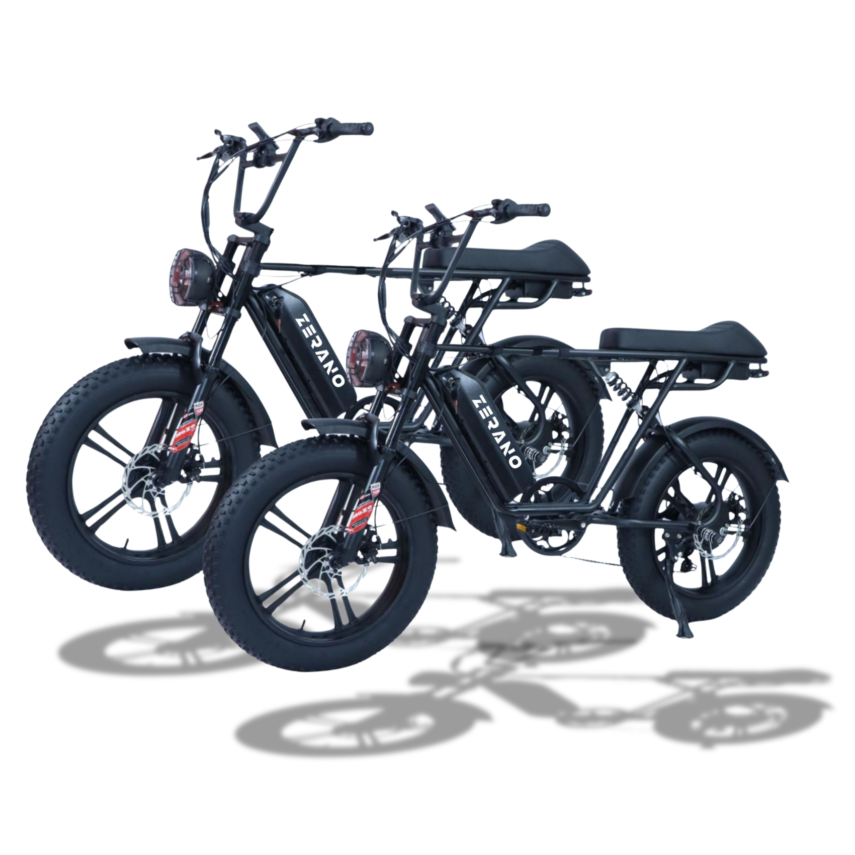 Zerano Z1 20'' 1000W Full Suspension Moped-style Electric Bike