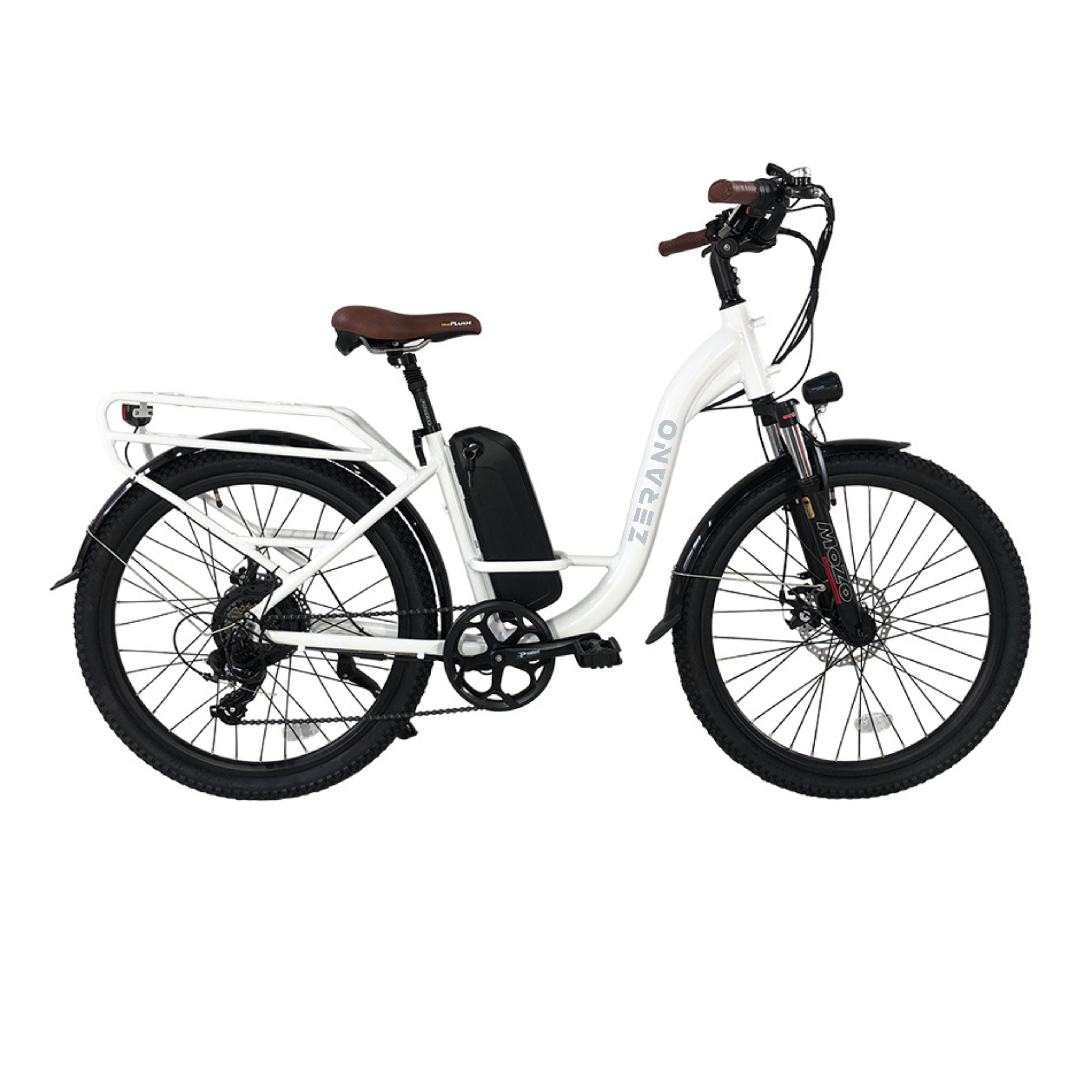 Zerano Cali Cruiser 26" 1000W Step-Thru Beach Cruiser E-Bike