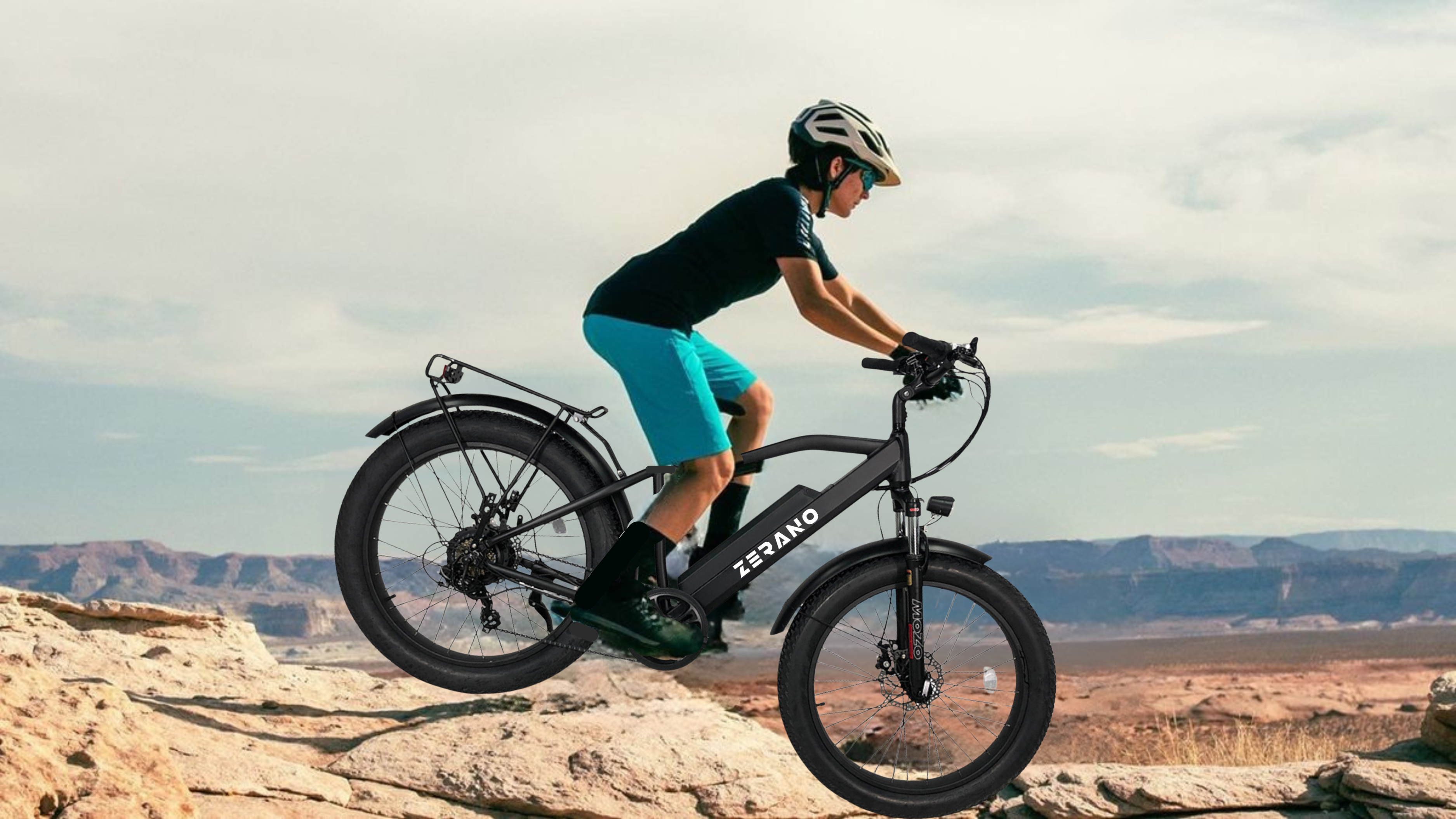 Zerano Quest 26" 1000W Fat Tire Off-Road Electric Bike